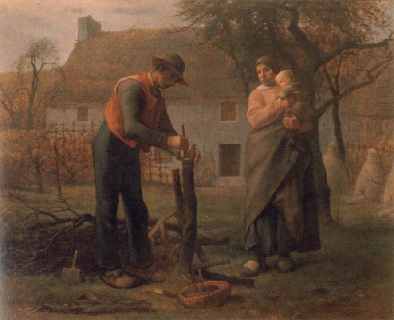 Jean Francois Millet Peasant Grafting a Tree china oil painting image